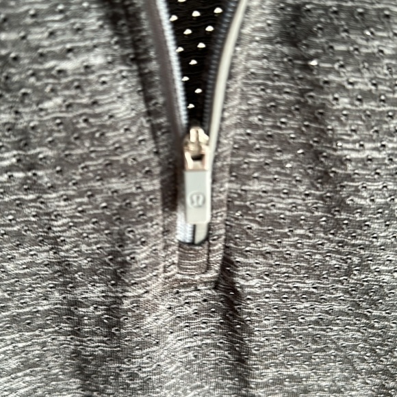 Lululemon Metal Vent Tech Mid Weight Half Zip Grey/Graphite Grey Size Large - Picture 6 of 7
